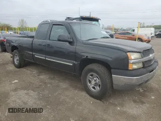 2004 Chevrolet Silverado 1500 Z71 with VIN 1GCEK19T04E229483, listed as a Copart auction lot 53827225 with 209,715 mi miles and Salvage Title. Bid and sale history available at DreamBid. Image 4.