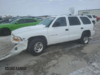 1999 Dodge Durango with VIN 1B4HR28Y5XF657623, listed as a Copart auction lot 44129125 with 127,651 mi miles and Clean Title. Bid and sale history available at DreamBid. Image 1.