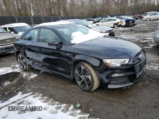 2020 Audi A3 Sedan S line Premium with VIN WAUBEGFF6LA032980, listed as a Copart auction lot 39004064 with 25,544 mi miles. Bid and sale history available at carsss.com. Image 4.
