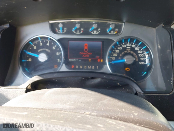 2013 Ford F-150 XLT with VIN 1FTFW1E63DFD68137, listed as a IAAI auction lot 39486139 with 169,017 mi miles. Bid and sale history available at carsss.com. Image 7.