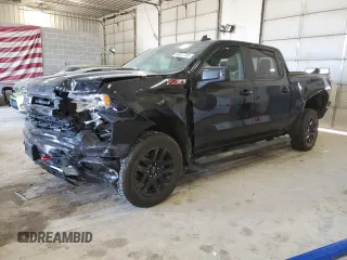 2023 Chevrolet Silverado 1500 LT Trail Boss with VIN 3GCUDFE82PG128916, listed as a Copart auction lot 48507705 with 46,206 mi miles and Salvage Title. Bid and sale history available at DreamBid. Image 1.