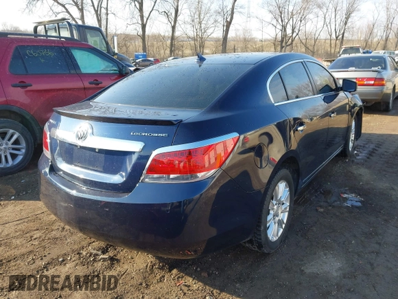 2012 Buick LaCrosse Premium 1 with VIN 1G4GD5ERXCF220055, listed as a IAAI auction lot 41710086 with 101,724 mi miles and . Bid and sale history available at DreamBid. Image 4.