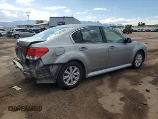 2010 Subaru Legacy Premium All-Weather Anniversary with VIN 4S3BMBF61A3223118, listed as a Copart auction lot 62595565 with 58,770 mi miles and Salvage title. Bid and sale history available at DreamBid. Image 3.