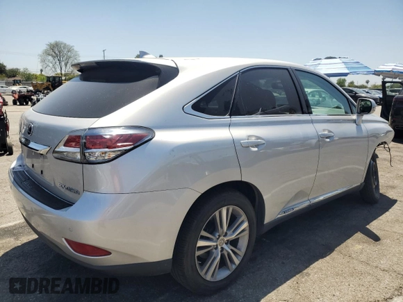 2015 Lexus RX 450h z VIN 2T2ZB1BA5FC001331, wystawiony jako Copart lot #57284795 z przebiegiem 62 660 mil mil oraz Szkoda całkowita • Salvage title. Historia ofert i sprzedaży dostępna na DreamBid. Obrazek 3.