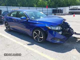 2020 Honda Accord Sport with VIN 1HGCV1F37LA087997, listed as a IAAI auction lot 42570447 with 46,131 mi miles and . Bid and sale history available at DreamBid. Image 1.