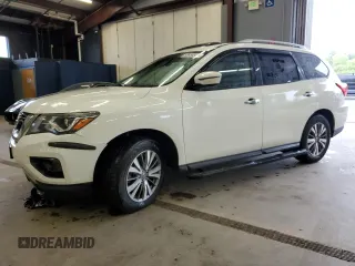 2019 Nissan Pathfinder SV z VIN 5N1DR2MM9KC650152, wystawiony jako Copart lot #60856805 z przebiegiem 112 331 mil mil oraz Czysty tytuł • Clean title. Historia ofert i sprzedaży dostępna na DreamBid. Obrazek 1.