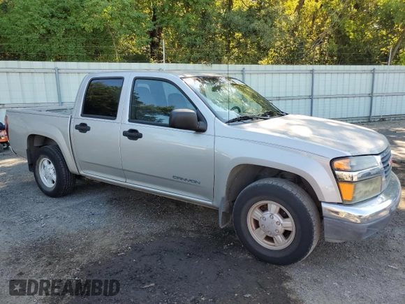 2005 GMC Canyon 1SC SLE Z85 with VIN 1GTCS136258255965, listed as a Copart auction lot 72581104 with 220,776 mi miles and Salvage Title. Bid and sale history available at carsss.com. Image 4.