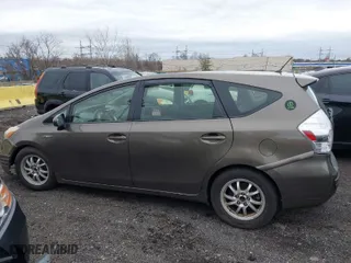 2013 Toyota Prius v Two with VIN JTDZN3EU3D3267272, listed as a IAAI auction lot 41793742 with 431,532 mi miles. Bid and sale history available at carsss.com. Image 14.