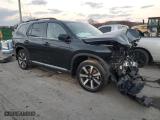 2025 Honda Pilot Touring with VIN 5FNYG2H70SB020006, listed as a Copart auction lot 83966764 with 0 mi miles and Salvage Title. Bid and sale history available at carsss.com. Image 4.