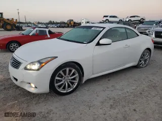 2011 Infiniti G37 Convertible with VIN JN1CV6FE1BM954002, listed as a Copart auction lot 74093104 with 39,551 mi miles and Salvage Title. Bid and sale history available at carsss.com. Image 1.