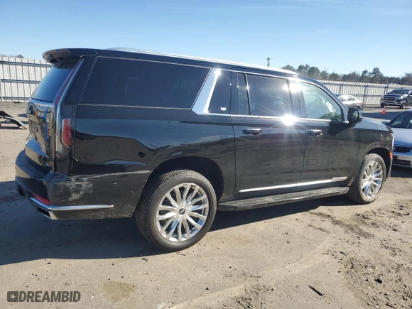 2022 Cadillac Escalade ESV Premium Luxury with VIN 1GYS4KKL3NR148396, listed as a Copart auction lot 45469715 with 88,283 mi miles and Salvage Title. Bid and sale history available at carsss.com. Image 3.