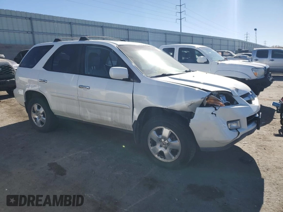 2005 Acura MDX with VIN 2HNYD18265H530327, listed as a Copart auction lot 89023665 with 207,147 mi miles and Salvage Title. Bid and sale history available at carsss.com. Image 4.