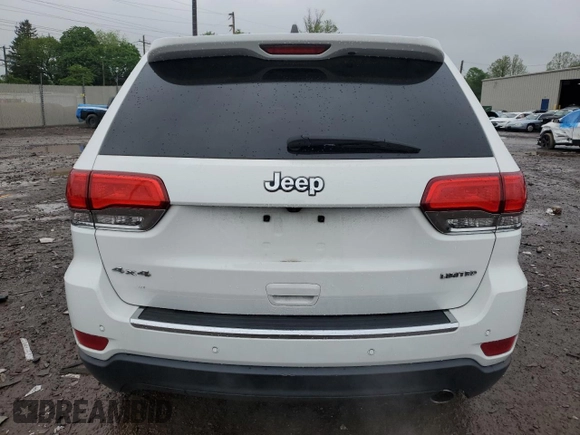 2018 Jeep Grand Cherokee Limited with VIN 1C4RJFBG6JC335006, listed as a Copart auction lot 55746095 with 99,958 mi miles and Salvage title. Bid and sale history available at DreamBid. Image 6.