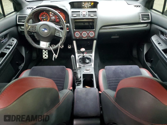 2015 Subaru WRX STI with VIN JF1VA2P63F9837070, listed as a Copart auction lot 82681544 with 106,503 mi miles and Clean Title. Bid and sale history available at DreamBid. Image 8.