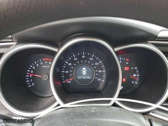 2015 Kia Optima LX with VIN 5XXGM4A75FG472112, listed as a Copart auction lot 41607535 with 152,139 mi miles and Salvage Title. Bid and sale history available at carsss.com. Image 9.