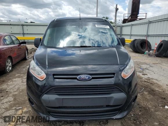 2017 Ford Transit Connect XLT with VIN NM0LS7F79H1324491, listed as a Copart auction lot 60055345 with 128,463 mi miles and Salvage title. Bid and sale history available at DreamBid. Image 5.