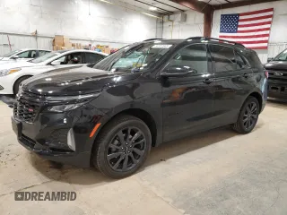 2024 Chevrolet Equinox RS с VIN 3GNAXWEGXRL189515, выставлен на аукционе Copart как лот 57855045 с пробегом 9 777 миль миль и Списание • Salvage title. История ставок и продаж доступна на DreamBid. Изображение 1.