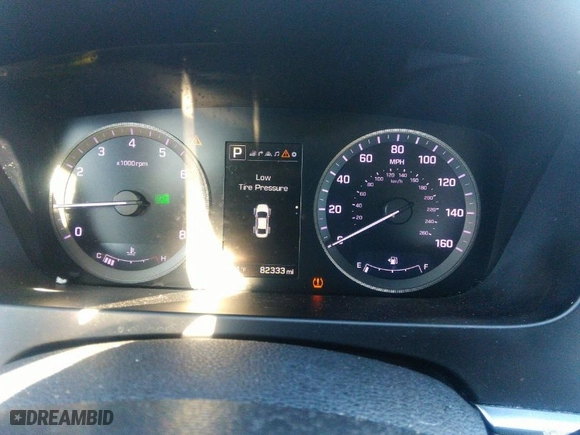 2016 Hyundai Sonata 2.4L Sport with VIN 5NPE34AF3GH415236, listed as a IAAI auction lot 41635896 with 82,333 mi miles. Bid and sale history available at carsss.com. Image 7.