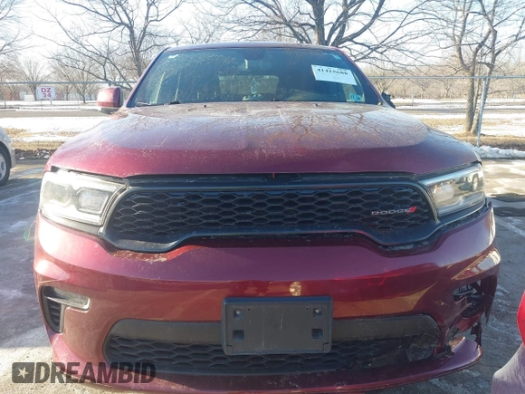 2021 Dodge Durango GT Plus with VIN 1C4RDJDG9MC751224, listed as a IAAI auction lot 41415688 with 54,598 mi miles and . Bid and sale history available at DreamBid. Image 12.