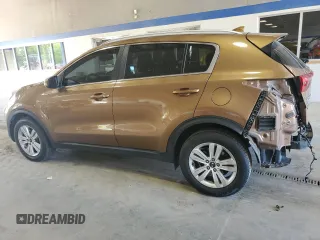2017 Kia Sportage LX with VIN KNDPMCAC9H7157171, listed as a Copart auction lot 54885905 with 194,496 mi miles and Salvage Title. Bid and sale history available at DreamBid. Image 2.