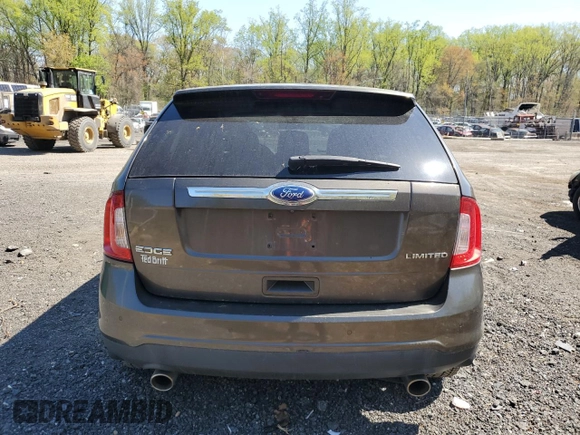 2011 Ford Edge Limited with VIN 2FMDK3KC8BBB02552, listed as a Copart auction lot 53509215 with 125,072 mi miles and Salvage Title. Bid and sale history available at carsss.com. Image 6.