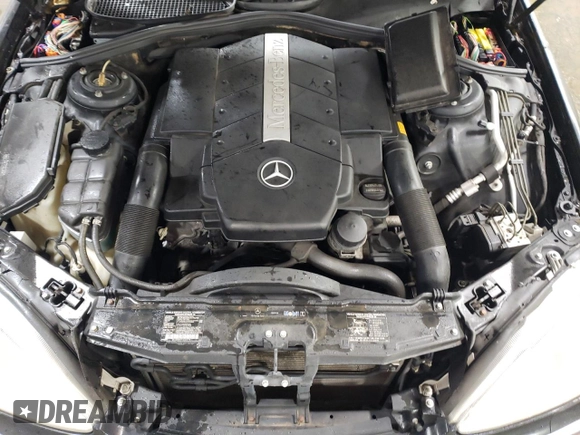 2002 Mercedes-Benz S-Class 5.0L with VIN WDBNG75J22A291981, listed as a Copart auction lot 83035044 with 0 mi miles and Salvage Title. Bid and sale history available at carsss.com. Image 11.