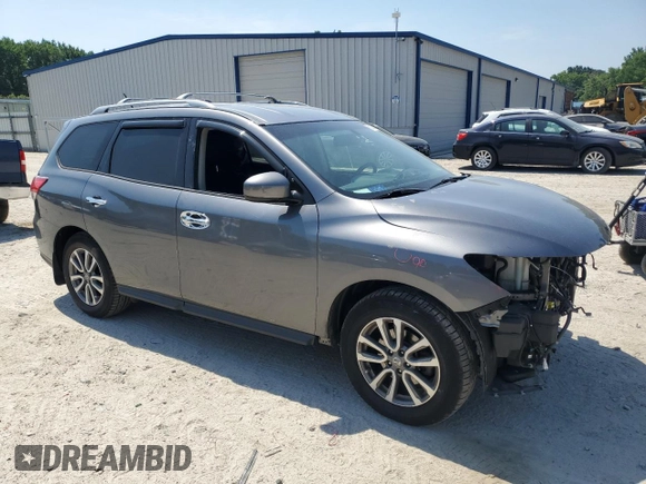 2016 Nissan Pathfinder Platinum with VIN 5N1AR2MN7GC664036, listed as a Copart auction lot 61805215 with 110,409 mi miles and Clean title. Bid and sale history available at DreamBid. Image 4.