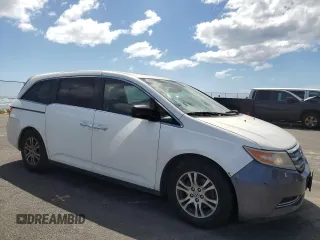 2012 Honda Odyssey EX-L with VIN 5FNRL5H69CB051748, listed as a Copart auction lot 46780975 with 170,289 mi miles and Salvage Title. Bid and sale history available at carsss.com. Image 4.