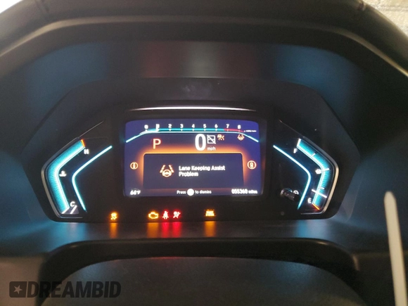 2021 Honda Odyssey Touring with VIN 5FNRL6H84MB009125, listed as a Copart auction lot 58248385 with 55,360 mi miles and Salvage title. Bid and sale history available at DreamBid. Image 9.