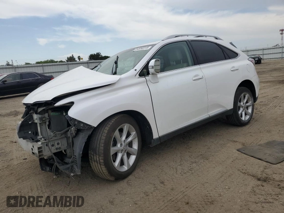 2011 Lexus RX 350 with VIN 2T2ZK1BA9BC057380, listed as a Copart auction lot 54950315 with Not Provided miles and Salvage Title. Bid and sale history available at DreamBid. Image 1.