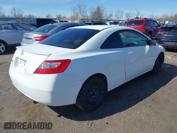 2011 Honda Civic Cpe LX with VIN 2HGFG1B60BH517070, listed as a IAAI auction lot 41983442 with 1 mi miles. Bid and sale history available at carsss.com. Image 4.