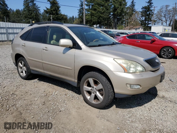 2004 Lexus RX 330 with VIN JTJHA31U940011083, listed as a Copart auction lot 54270895 with 220,856 mi miles and Salvage Title. Bid and sale history available at DreamBid. Image 4.