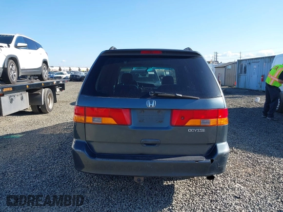 2003 Honda Odyssey EX-L with VIN 5FNRL18993B039943, listed as a IAAI auction lot 41742829 with 227,581 mi miles and . Bid and sale history available at DreamBid. Image 16.
