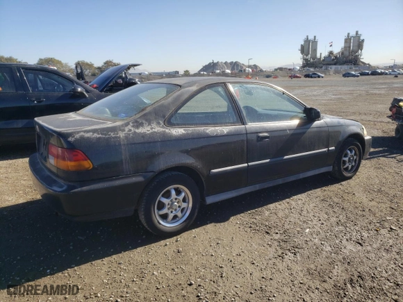 1996 Honda Civic DX with VIN 1HGEJ6224TL068696, listed as a Copart auction lot 87388624 with 235,974 mi miles and Salvage Title. Bid and sale history available at carsss.com. Image 3.