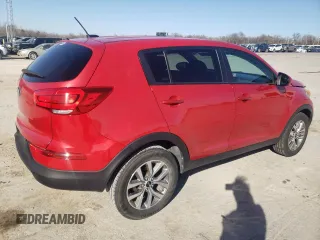 2015 Kia Sportage LX with VIN KNDPB3AC0F7702628, listed as a Copart auction lot 48495365 with 106,208 mi miles and Salvage Title. Bid and sale history available at carsss.com. Image 3.