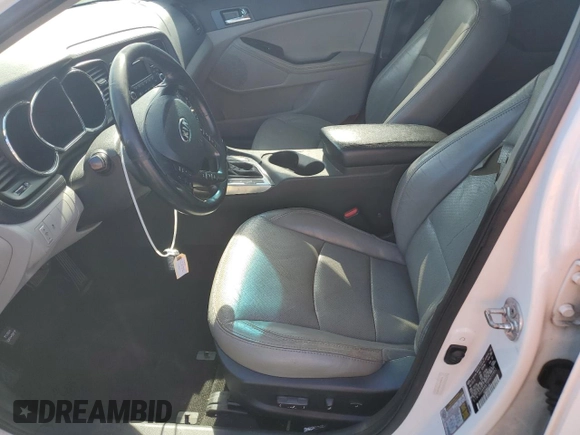 2013 Kia Optima EX z VIN 5XXGN4A70DG213912, wystawiony jako Copart lot #46849165 z przebiegiem Nie podano mil oraz Szkoda całkowita • Salvage title. Historia ofert i sprzedaży dostępna na DreamBid. Obrazek 7.