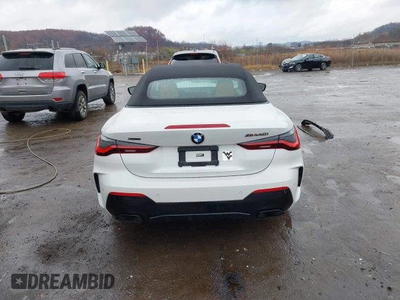 2023 BMW 4 Series M440i xDrive with VIN WBA63AT04PCL70876, listed as a IAAI auction lot 40777902 with 21,944 mi miles. Bid and sale history available at carsss.com. Image 16.