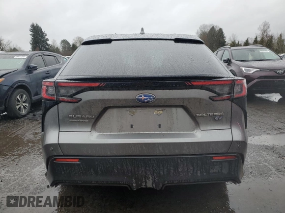 2023 Subaru Solterra Premium with VIN JTMABABA6PA046057, listed as a Copart auction lot 49689865 with 17,239 mi miles and Salvage title. Bid and sale history available at DreamBid. Image 6.