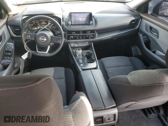 2022 Nissan Rogue S with VIN 5N1BT3AA4NC721884, listed as a Copart auction lot 83424184 with 86,748 mi miles and Salvage title. Bid and sale history available at DreamBid. Image 8.