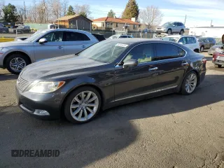 2008 Lexus LS 460 LWB with VIN JTHGL46F085020769, listed as a Copart auction lot 49325325 with 142,823 mi miles and Salvage Title. Bid and sale history available at carsss.com. Image 1.