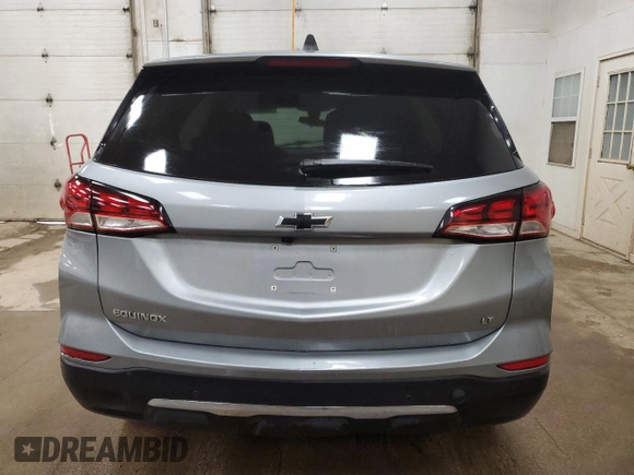 2023 Chevrolet Equinox LT with VIN 3GNAXKEG7PS200966, listed as a Copart auction lot 58599095 with 18,024 mi miles and Salvage title. Bid and sale history available at DreamBid. Image 6.