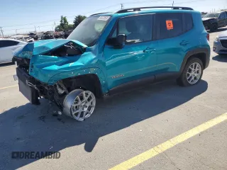 2022 Jeep Renegade Latitude with VIN ZACNJDB17NPN87764, listed as a Copart auction lot 62966335 with 47,339 mi miles and Non repairable. Bid and sale history available at DreamBid. Image 1.
