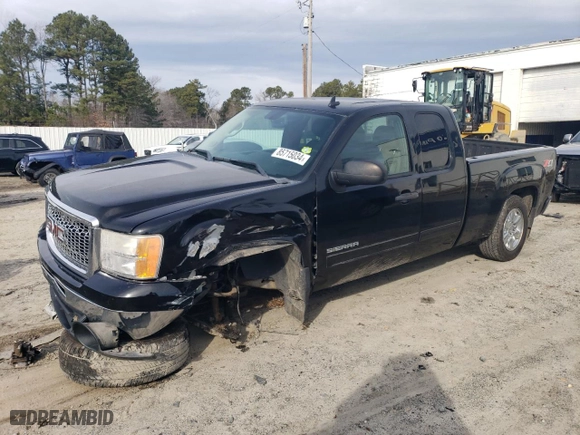 2013 GMC Sierra 1500 SLE with VIN 1GTR2VE78DZ382400, listed as a Copart auction lot 85715034 with 162,143 mi miles and Salvage Title. Bid and sale history available at carsss.com. Image 1.