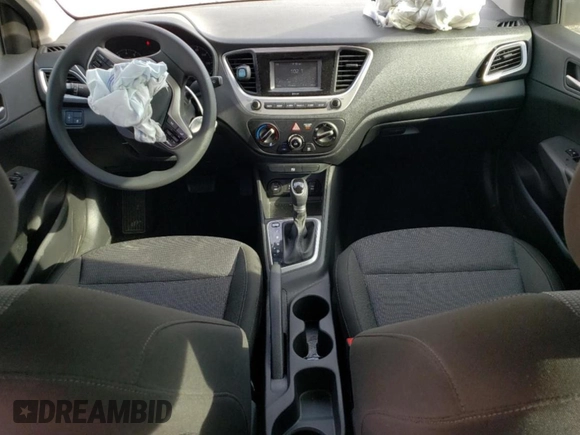 2022 Hyundai Accent SEL with VIN 3KPC24A61NE182923, listed as a Copart auction lot 63205323 with 8,312 mi miles. Bid and sale history available at carsss.com. Image 8.