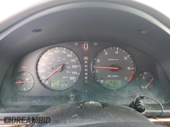2001 Subaru Legacy Outback with VIN 4S3BH665717642957, listed as a Copart auction lot 53854215 with 141,611 mi miles and Salvage title. Bid and sale history available at DreamBid. Image 9.