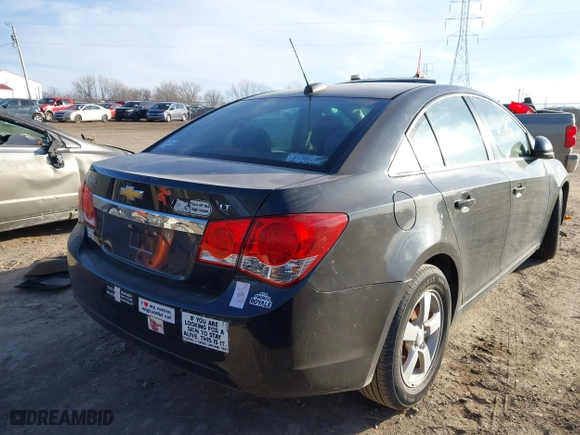 2015 Chevrolet Cruze LT with VIN 1G1PC5SB2F7254321, listed as a IAAI auction lot 40970149 with 129,174 mi miles. Bid and sale history available at carsss.com. Image 4.