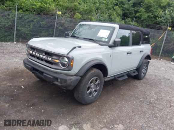 2023 Ford Bronco with VIN 1FMEE5BP2PLB15668, listed as a IAAI auction lot 42342195 with 46,060 mi miles and . Bid and sale history available at DreamBid. Image 17.