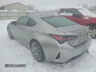 2021 Lexus RC with VIN JTHD85EC9M5006512, listed as a Copart auction lot 42838405 with 38,719 mi miles and Salvage Title. Bid and sale history available at carsss.com. Image 2.