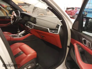 2023 BMW X5 M with VIN 5YMJU0C04P9N91130, listed as a IAAI auction lot 41218261 with 1 mi miles. Bid and sale history available at carsss.com. Image 5.
