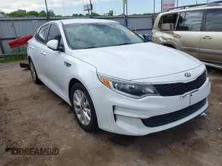 2017 Kia Optima LX with VIN 5XXGT4L36HG133567, listed as a IAAI auction lot 42282264 with 121,109 mi miles and . Bid and sale history available at DreamBid. Image 1.